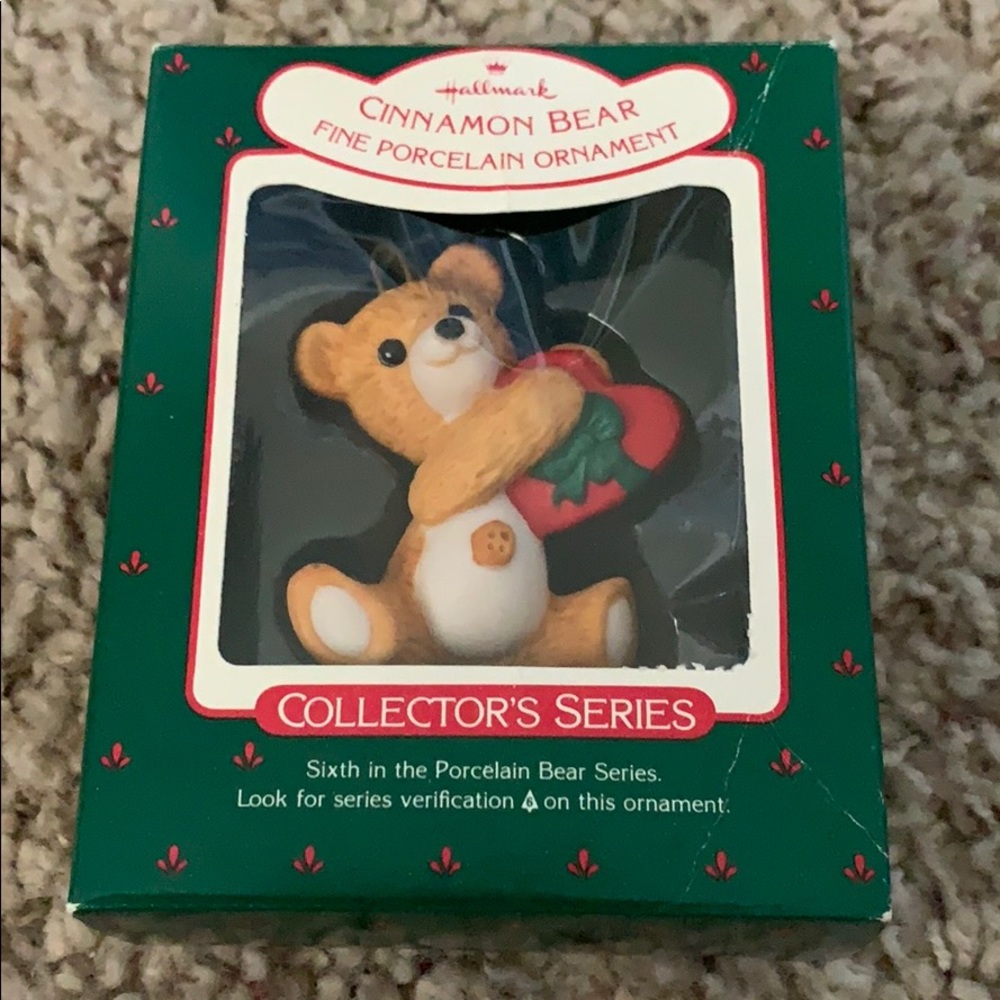 Hallmark Cinnamon Bear Fine Porcelain ornament